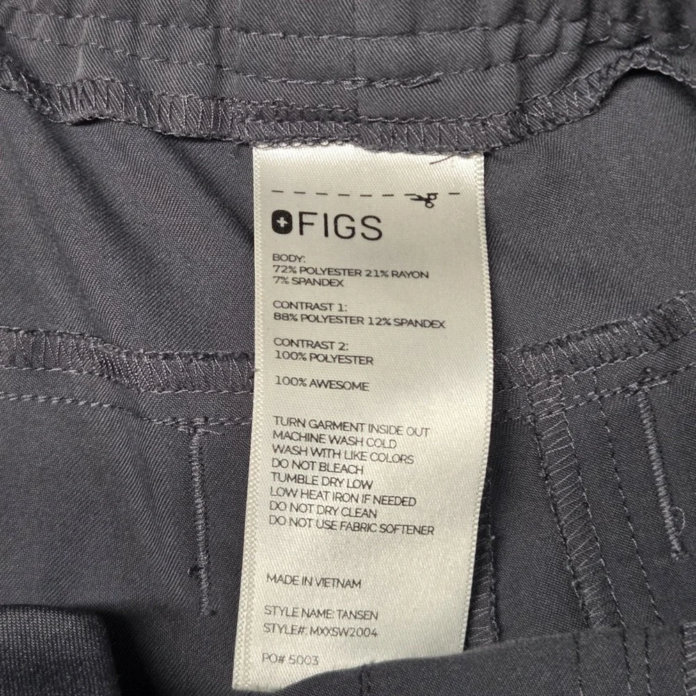 FIGS Tansen Men's Jogger Scrub Pants in Charcoal 30x29